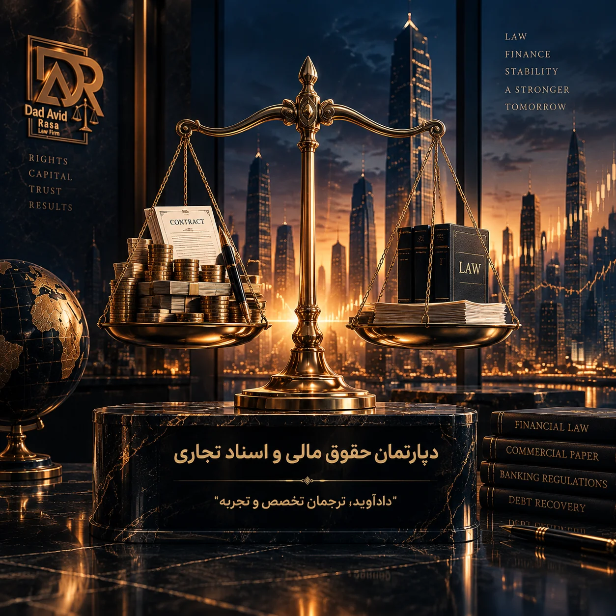 میز تخصصی ارزیابی اسناد و وصول مطالبات مالی دادآوید